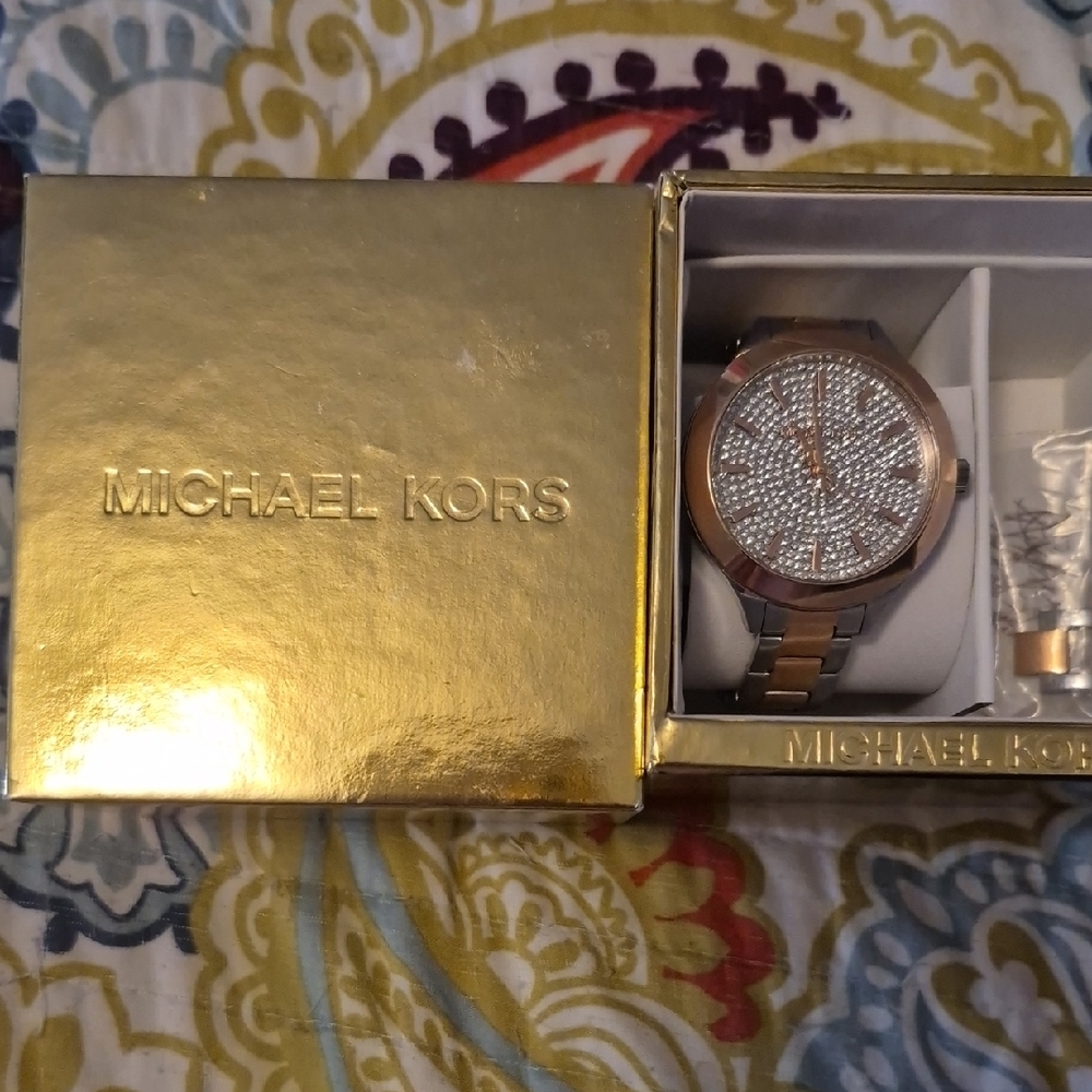 Michael Kors Gold and Silver Women's Watch